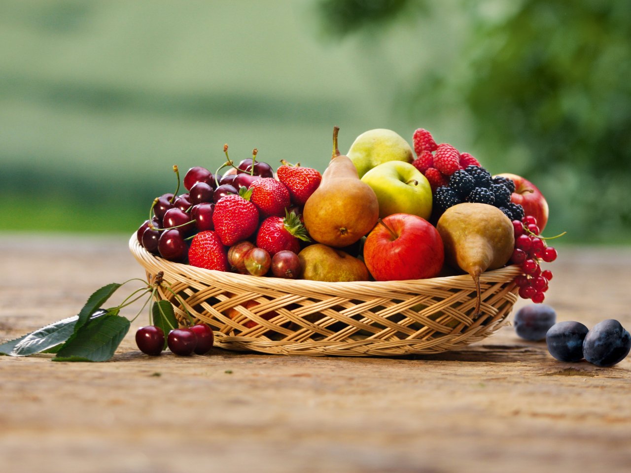 Obst in voller Reife...